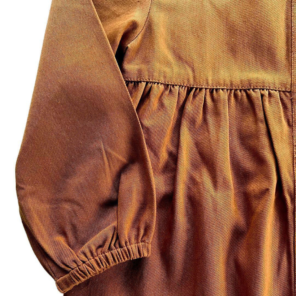 Long-Sleeved Jo Dress- Acorn