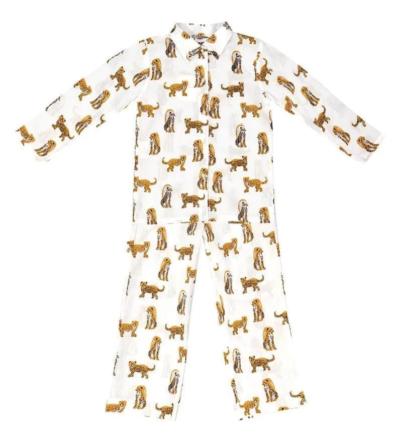 Long Sleeves Pyjama - Yellow Jaguar