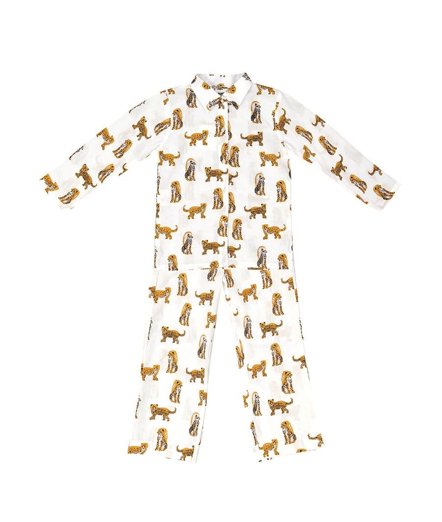 Long Sleeves Pyjama - Yellow Jaguar