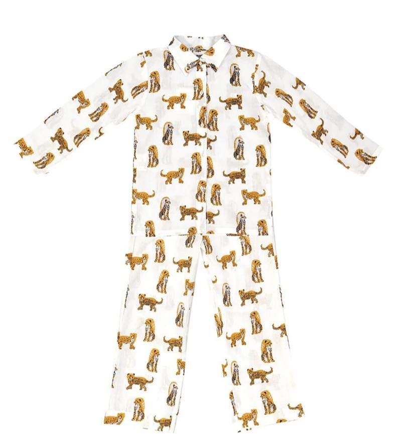 Long Sleeves Pyjama - Yellow Jaguar