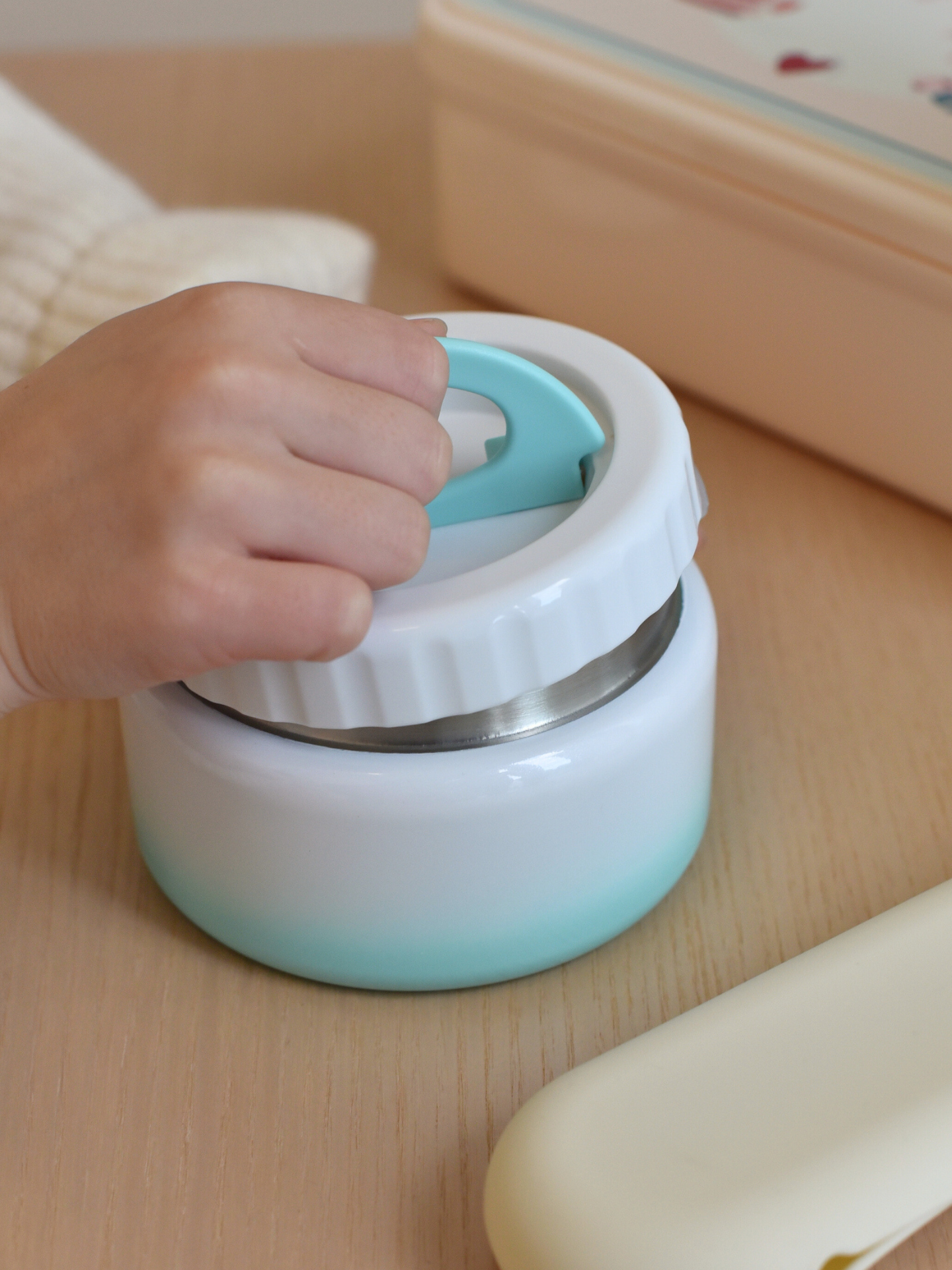 We Love Hong Kong Lunch Box with Thermal Food Jar｜Kids Lunch Box