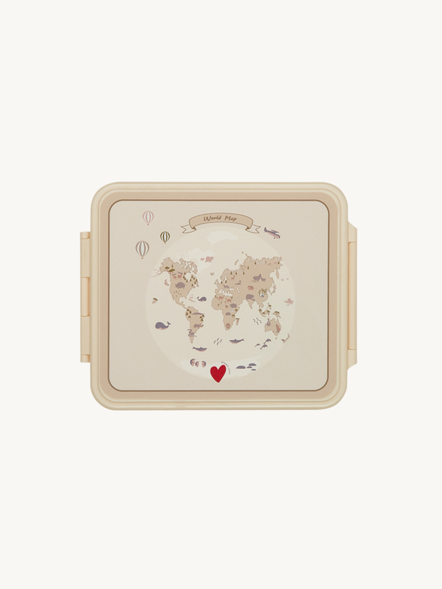 World Map Lunch Box with Thermal Food Jar｜Kids Lunch Box