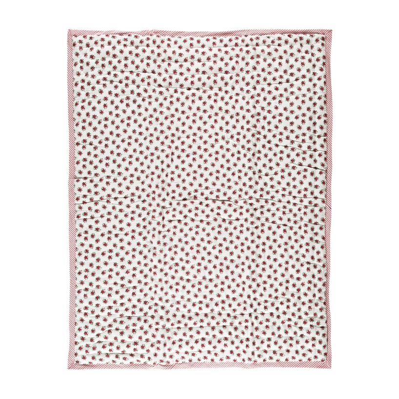 Mini Reversible Quilted Bed Cover - Matisse Mini Flower