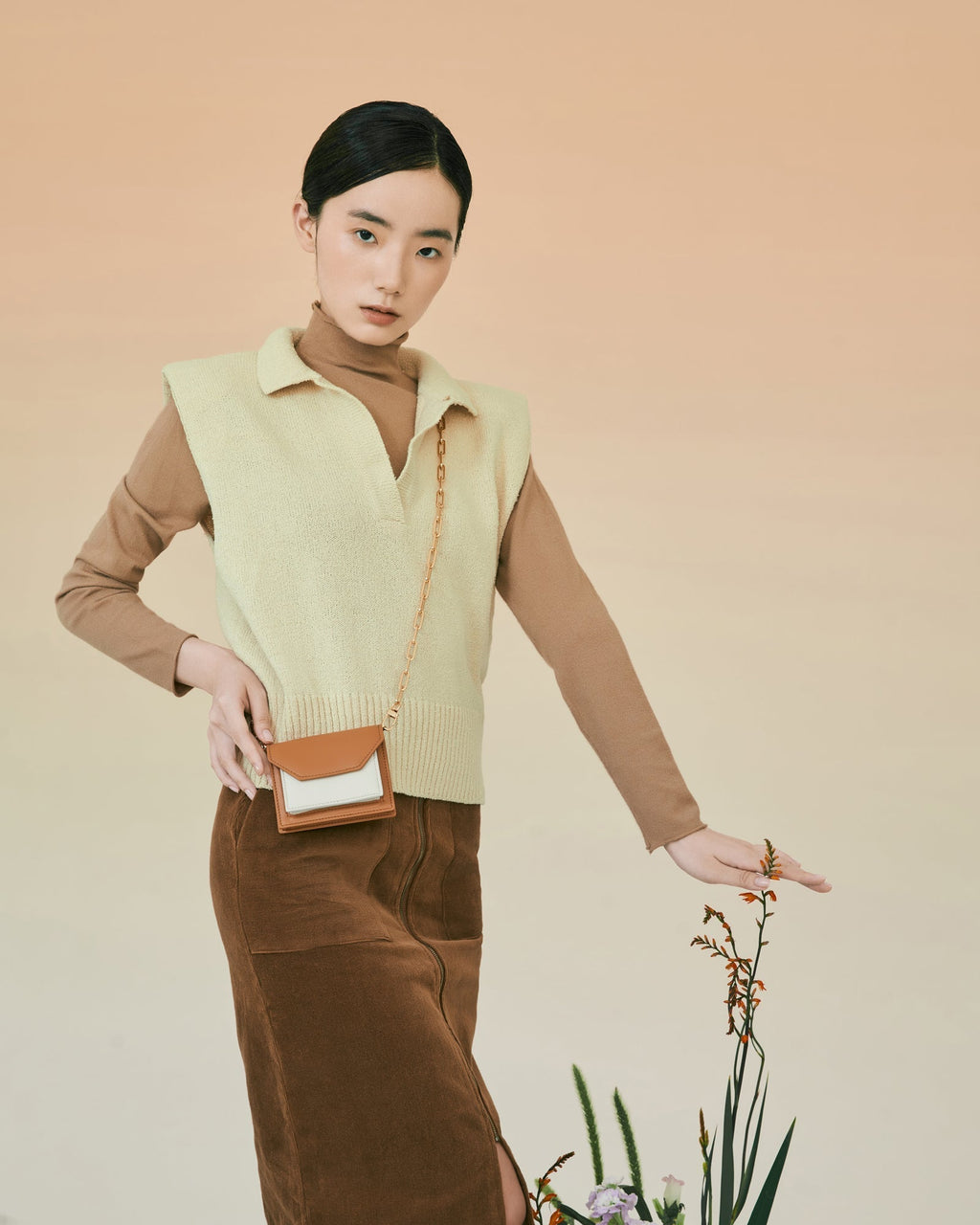 Micro Cedar Bag - CARAMEL & OAT