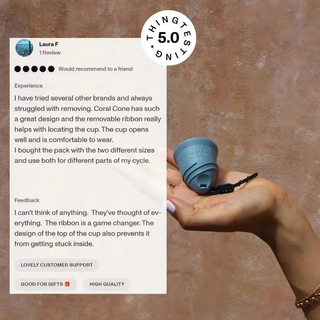 Coralcone - Mini Cone (s-m) menstrual cup