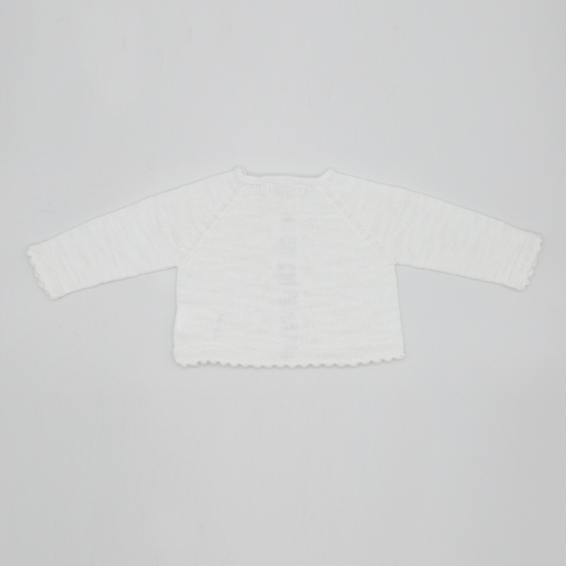 Openwork White Jacket