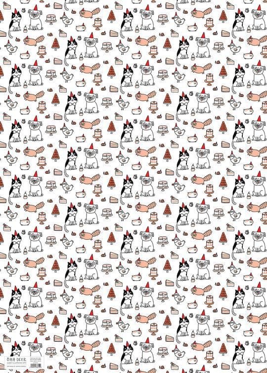 Party Time Flat Gift Wrap