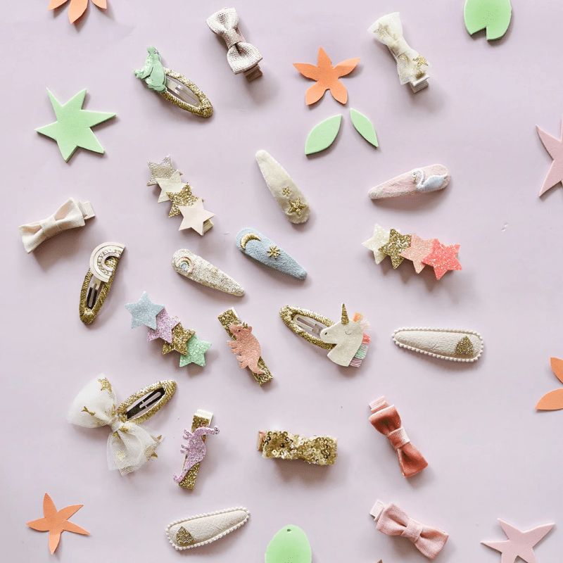 Rainbow Unicorn Clips
