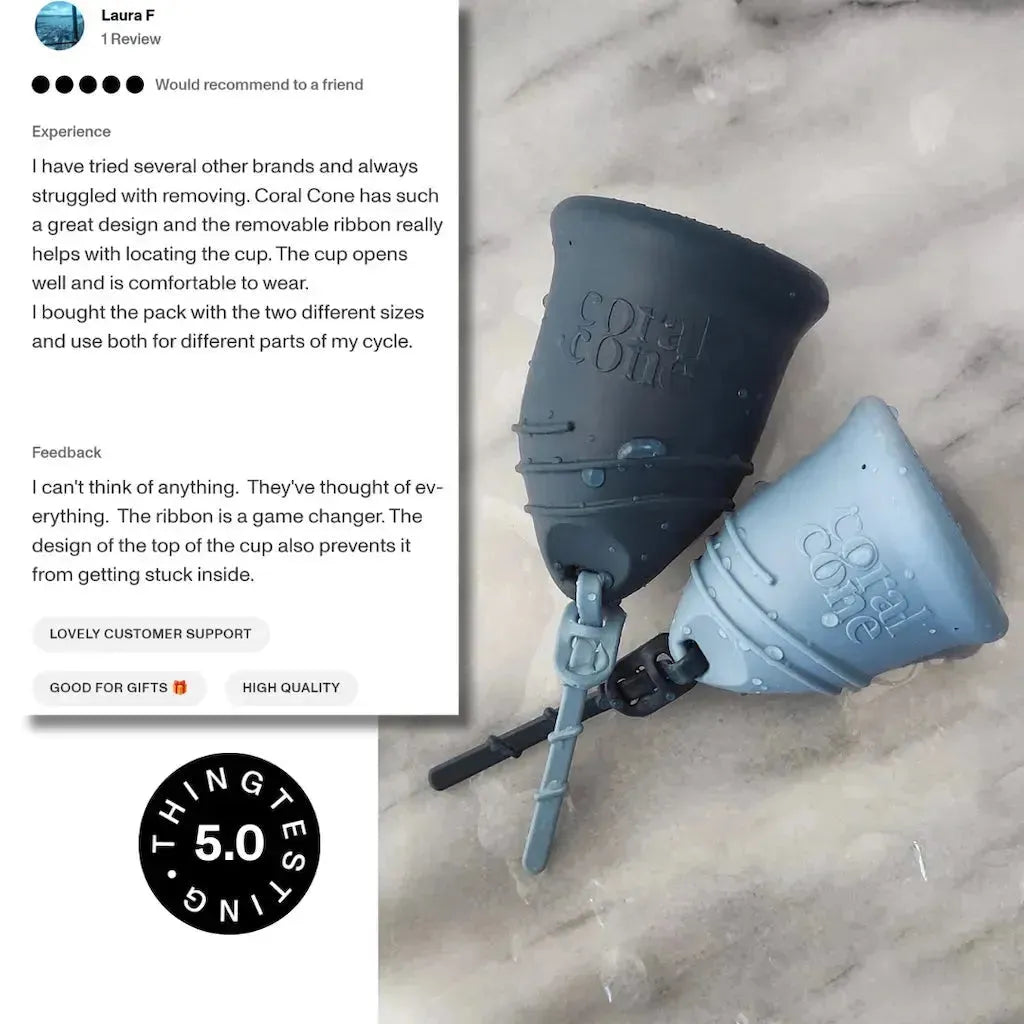 Coralcone - Two-in One Combo menstrual cups