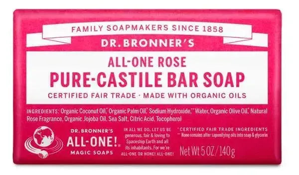 Dr. Bronner's - Organic Rose Bar Soap 5 oz