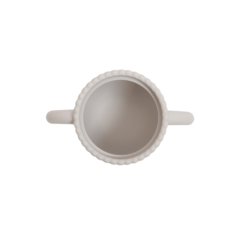 Seashell Cup with Lid - Sand