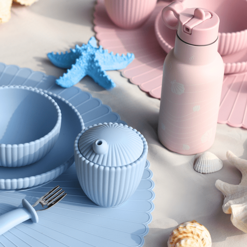 Seashell Mealtime Essential Set - Blue