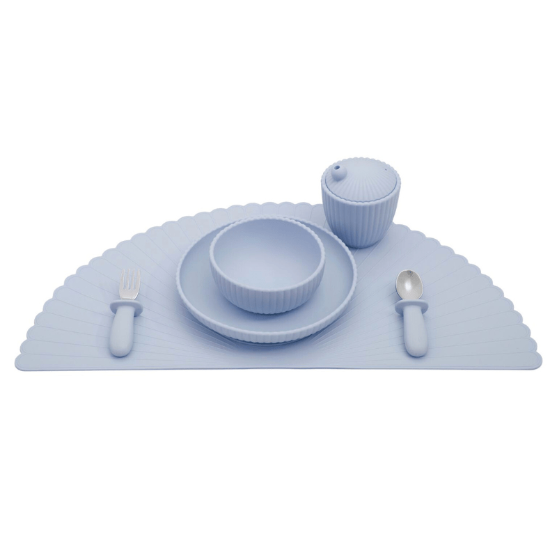 Seashell Mealtime Premium Set - Blue