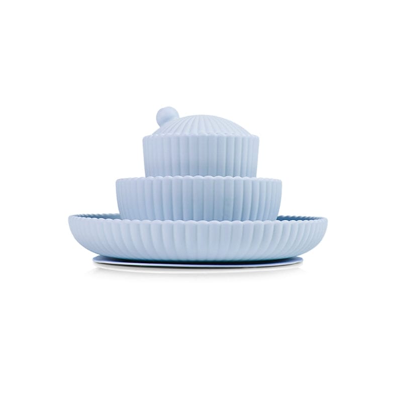 Seashell Silicone Bowl - Blue