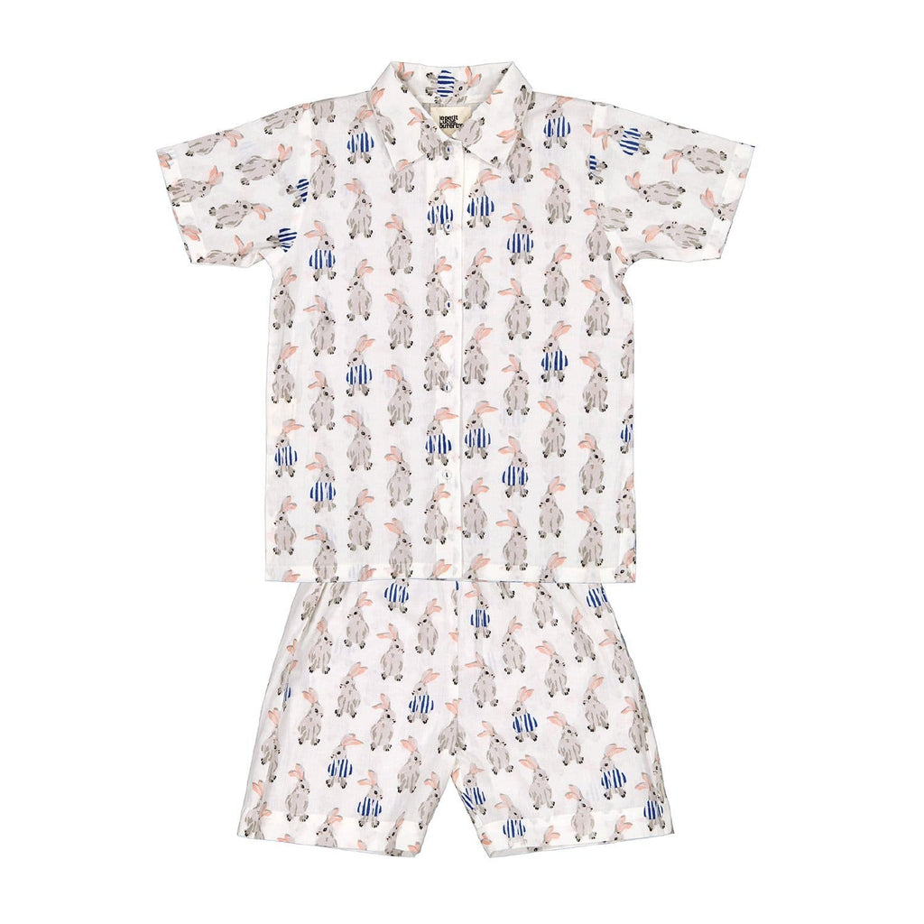 Short Sleeves Pyjama - Rabbit
