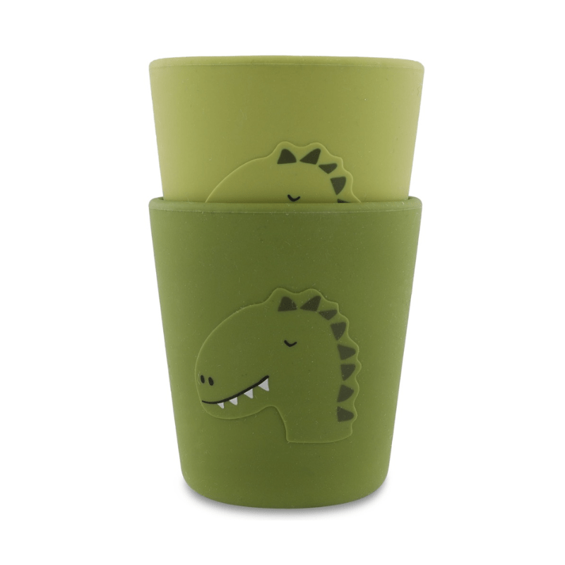 Silicone Cup 2-Pack - Mr. Dino