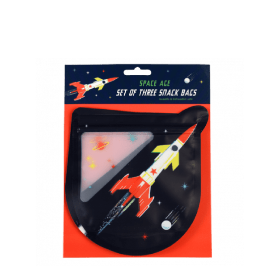 Space Age Snack Bags (Set of 3)