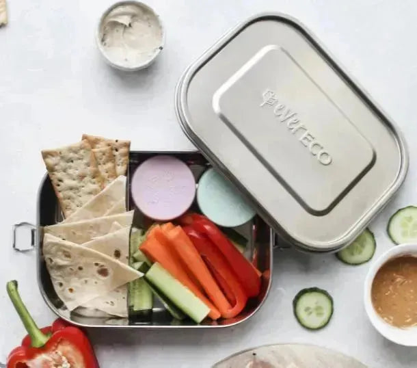 Stainless Steel Bento Lunch Box - 2 Compartment