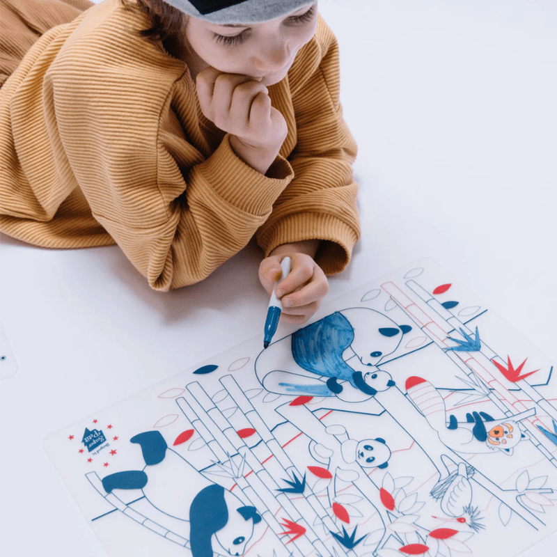 Tablemat set Wildlife Panda