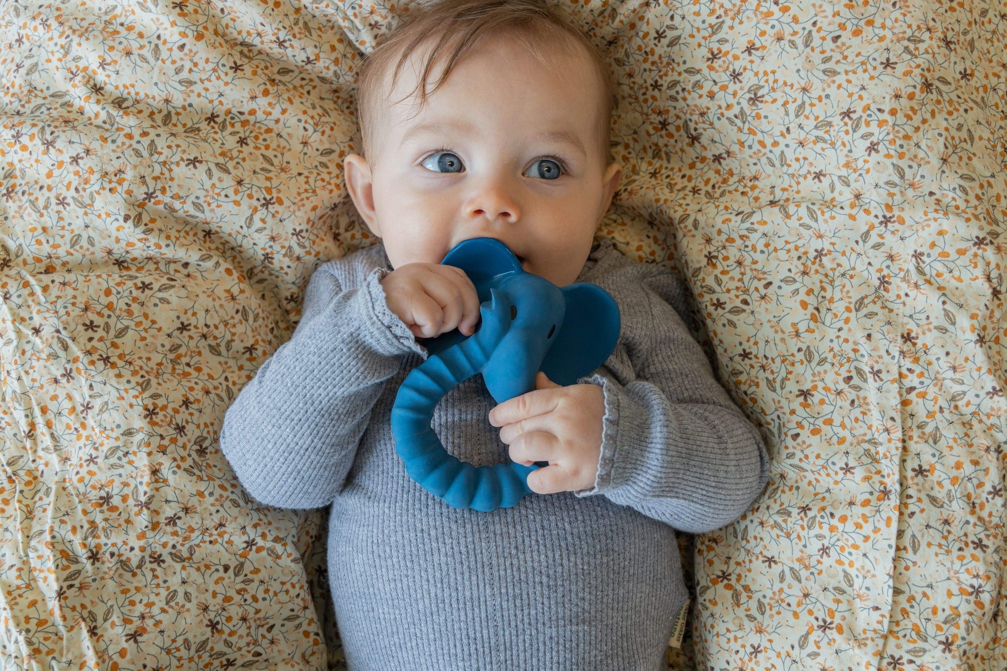 Teether Elephant Blue
