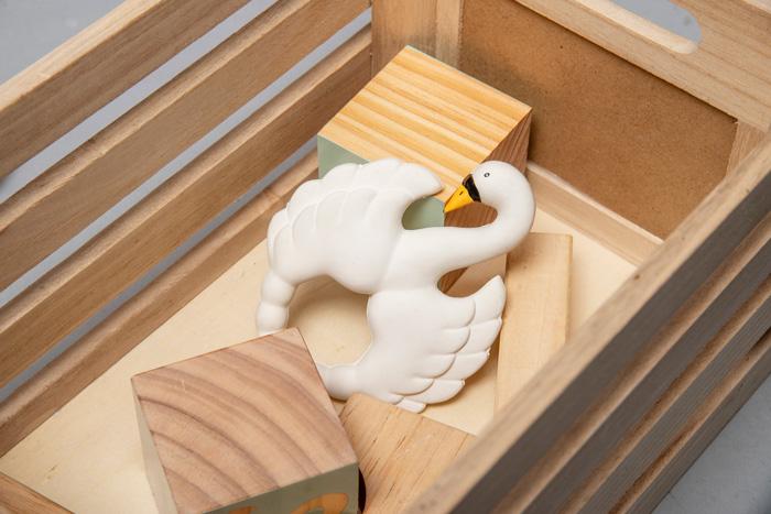 Teether Swan White