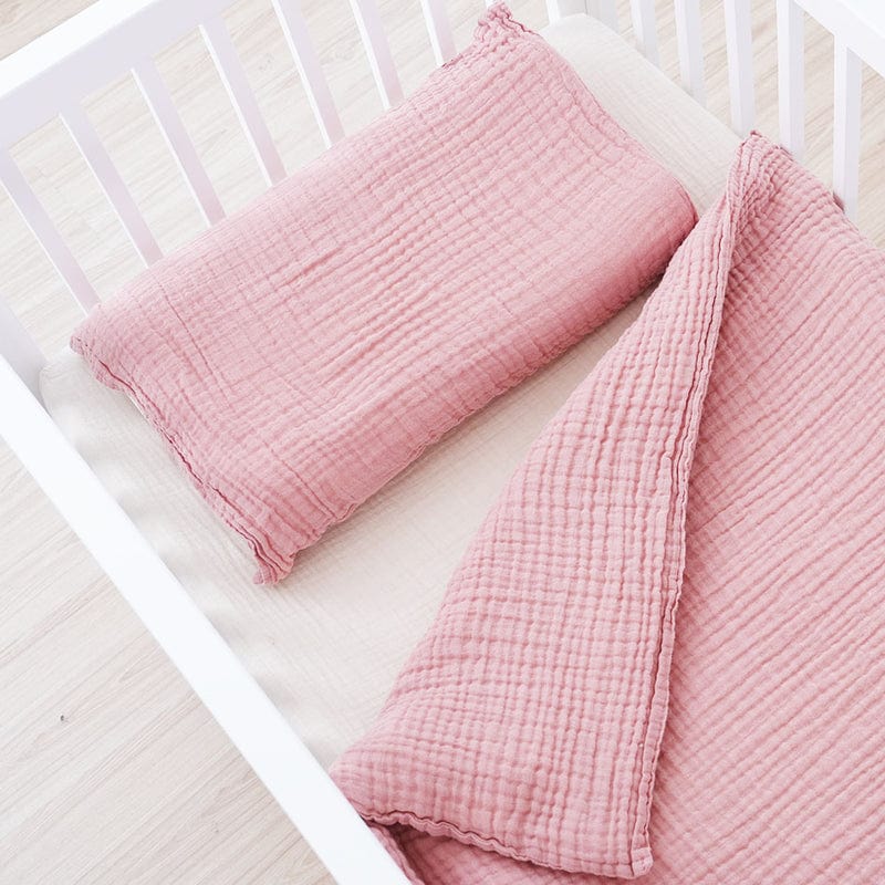 The Little Organic Baby Bedding Sets (Pillow + Pillow Protector + Duvet + Duvet Cover & Pillow Case)