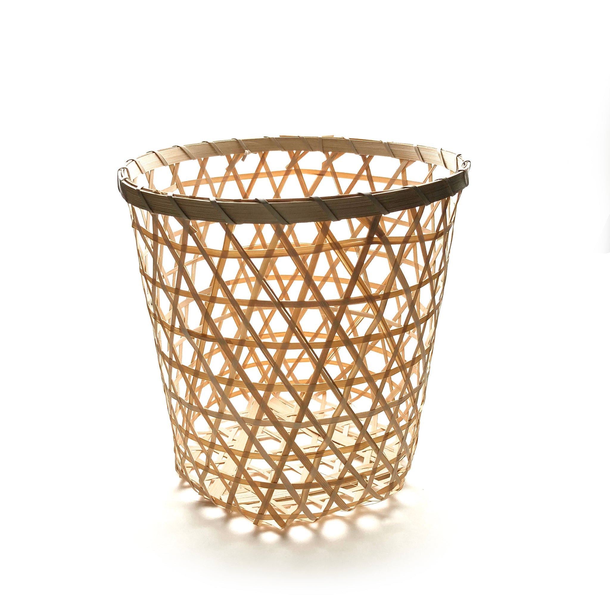 Bamboo Trash Basket