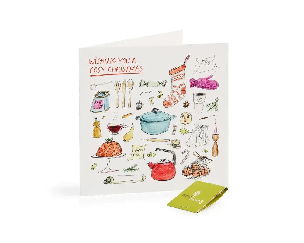 Recycled Christmas Cards - Zero Waste (FSC 100%)